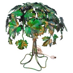 Italian Tole Grape Tree Lamp