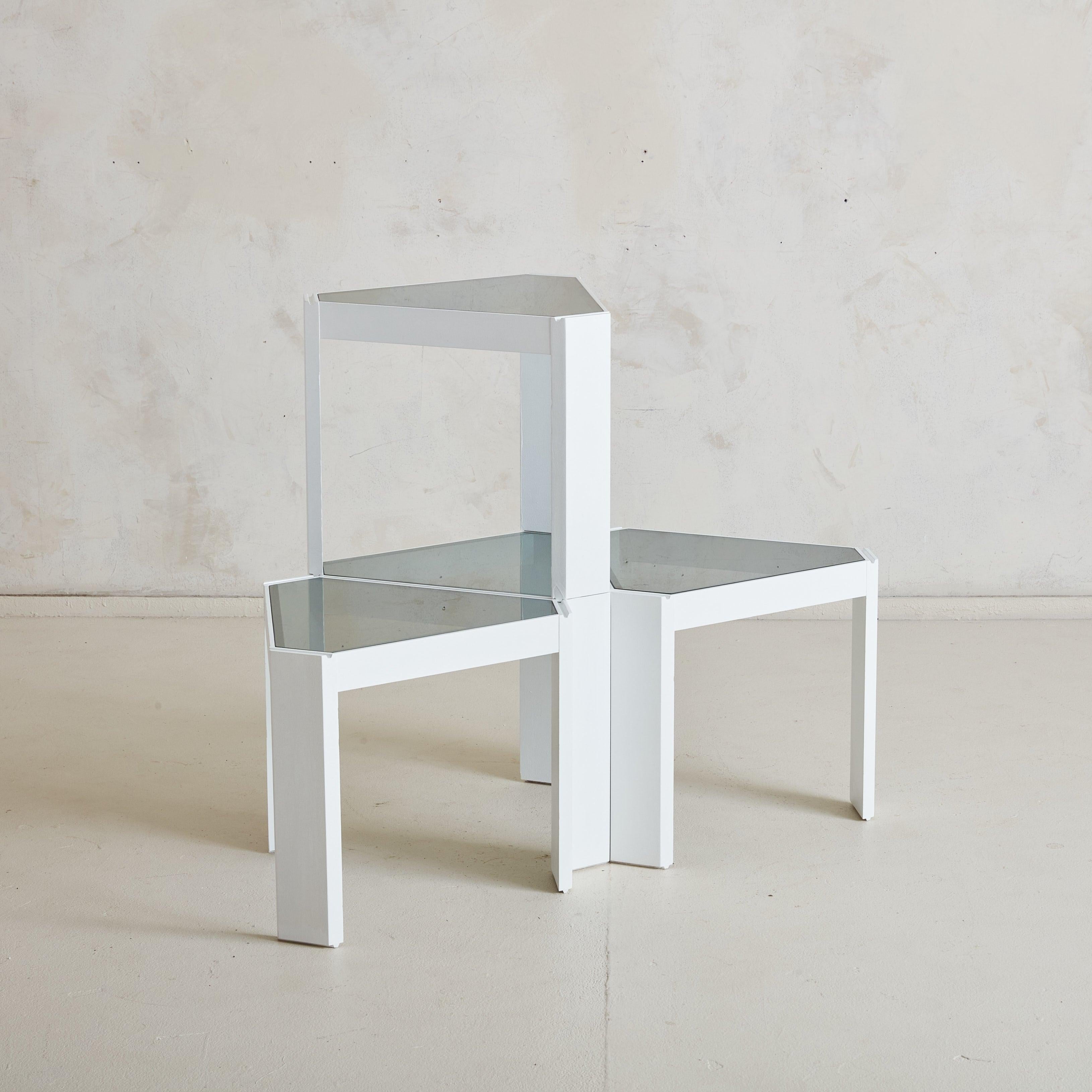Late 20th Century Italian 'Tony' Triangular Side Table by Porada Arredi, 1970s For Sale