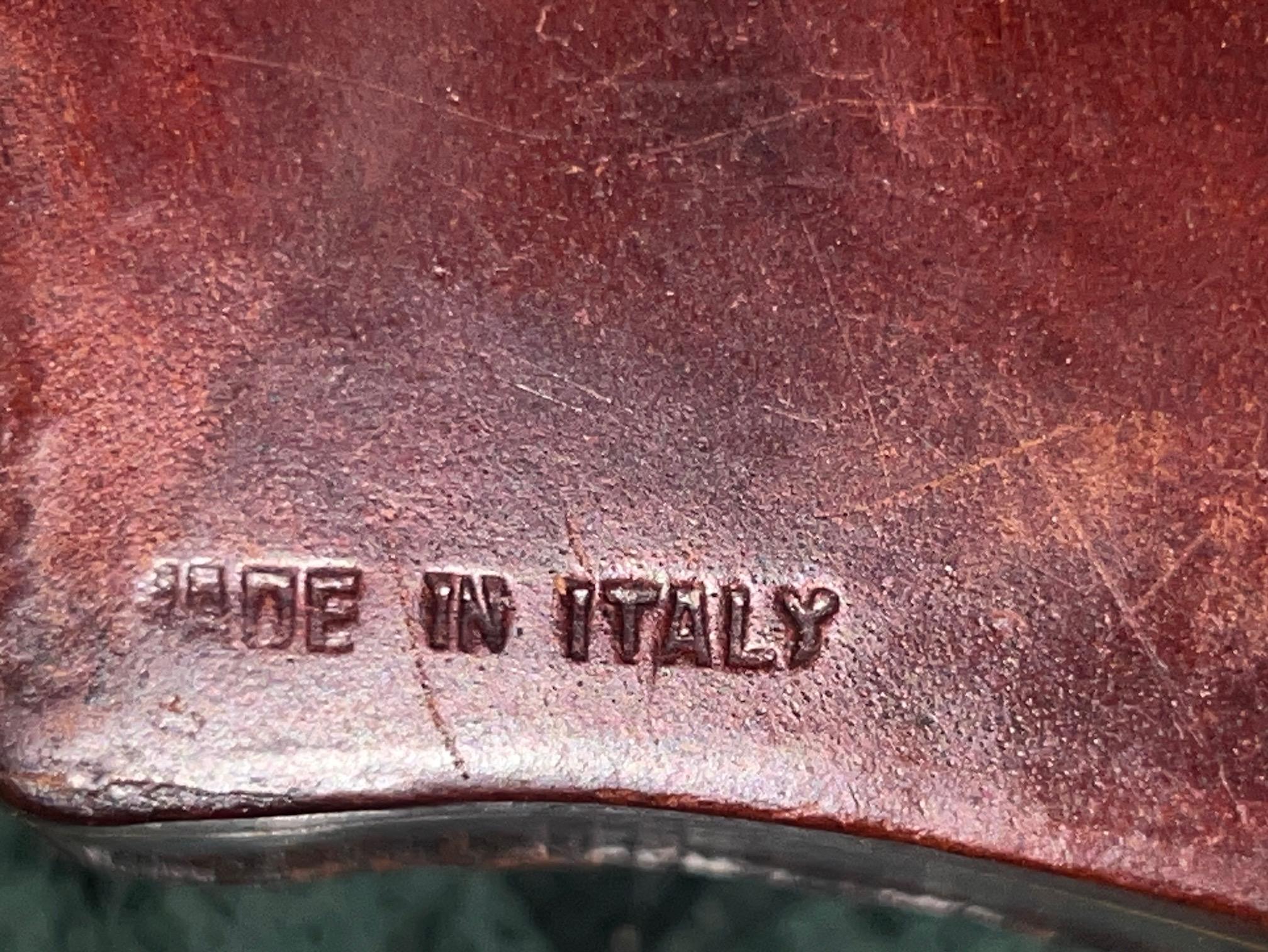 Italian Tooled Leather Boxes-Set of 2, C. 1960's For Sale 1