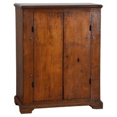 Italian, Toscana, LXIV Period Walnut Tall Credenza/Safe, early 18th century