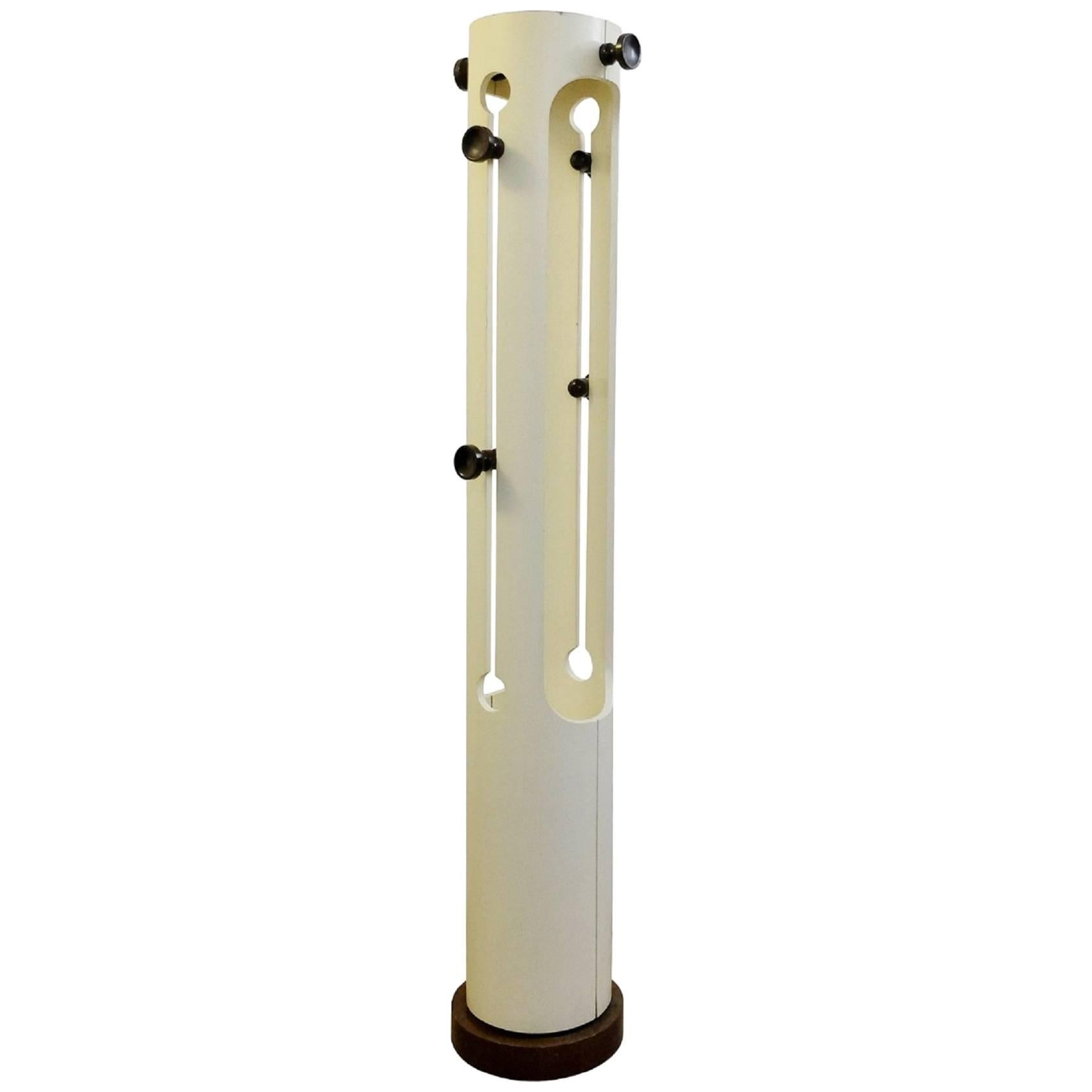 Italian TOTEM Shaped Coat Rack Attributed to Carlo De Carli, circa 1960