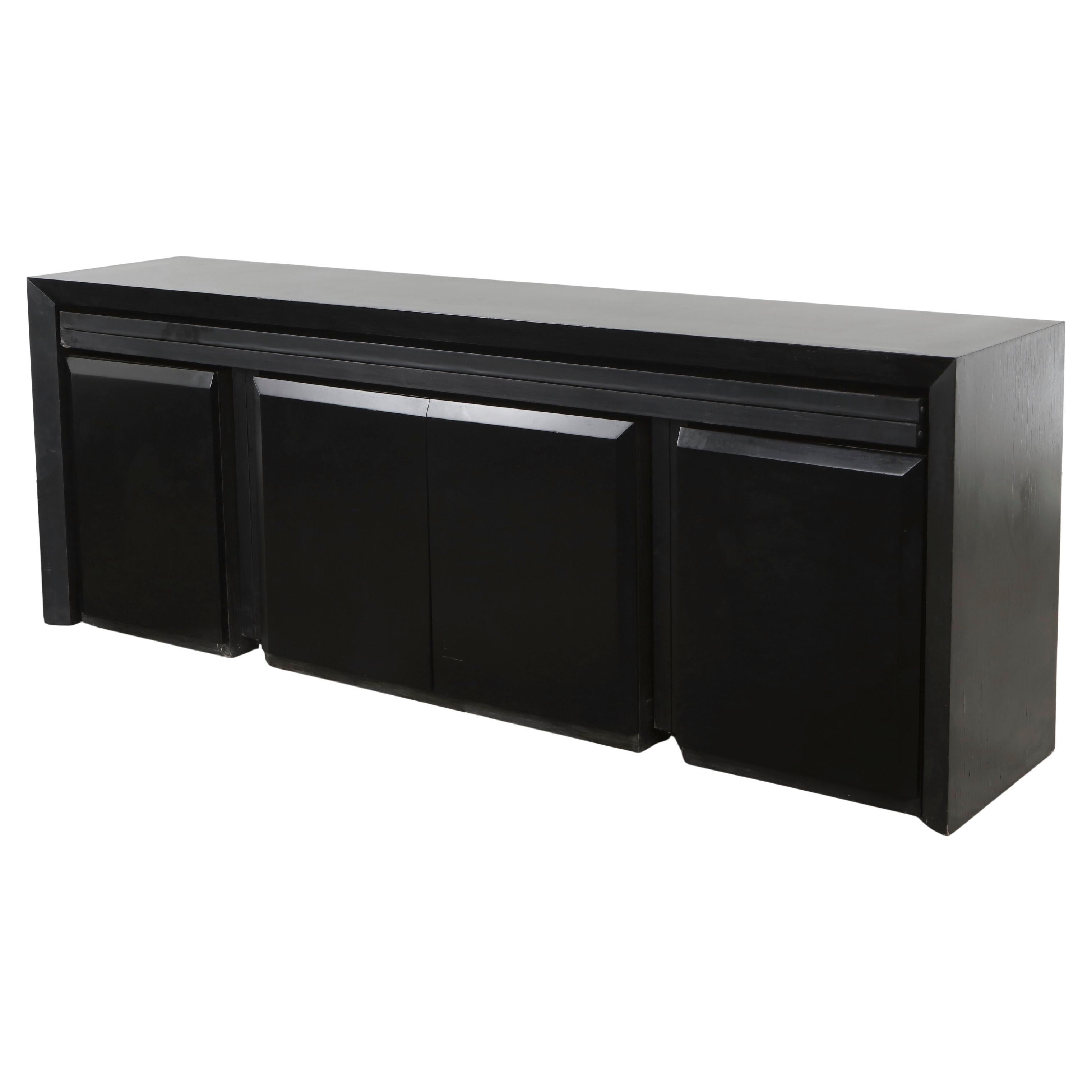 Italian Transformable Sideboard with Extending Console Table, 1970s