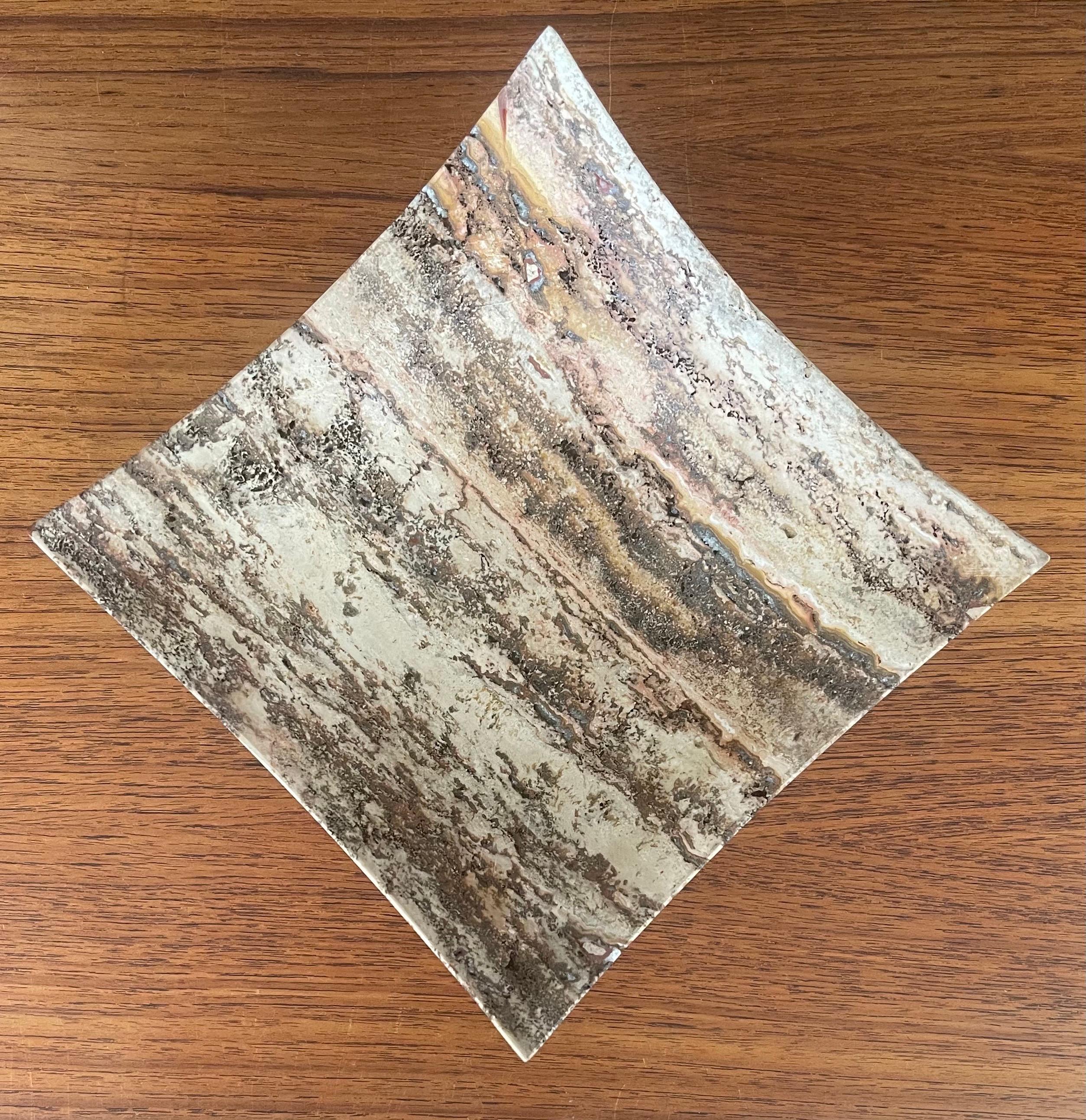 Italian Travertine Bowl For Sale 7