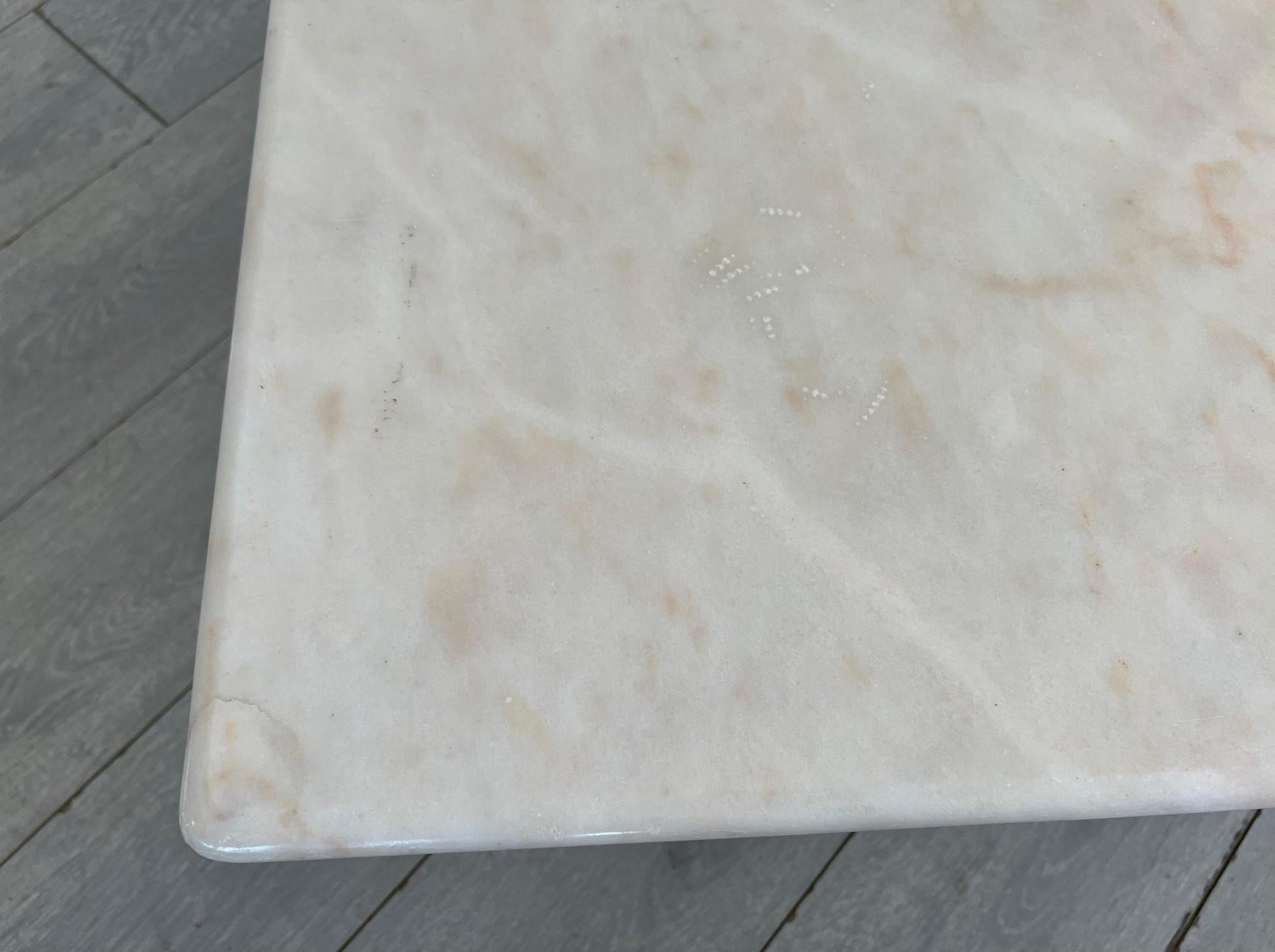 Italian Travertine Coffee Table After Willy Rizzo en venta 4
