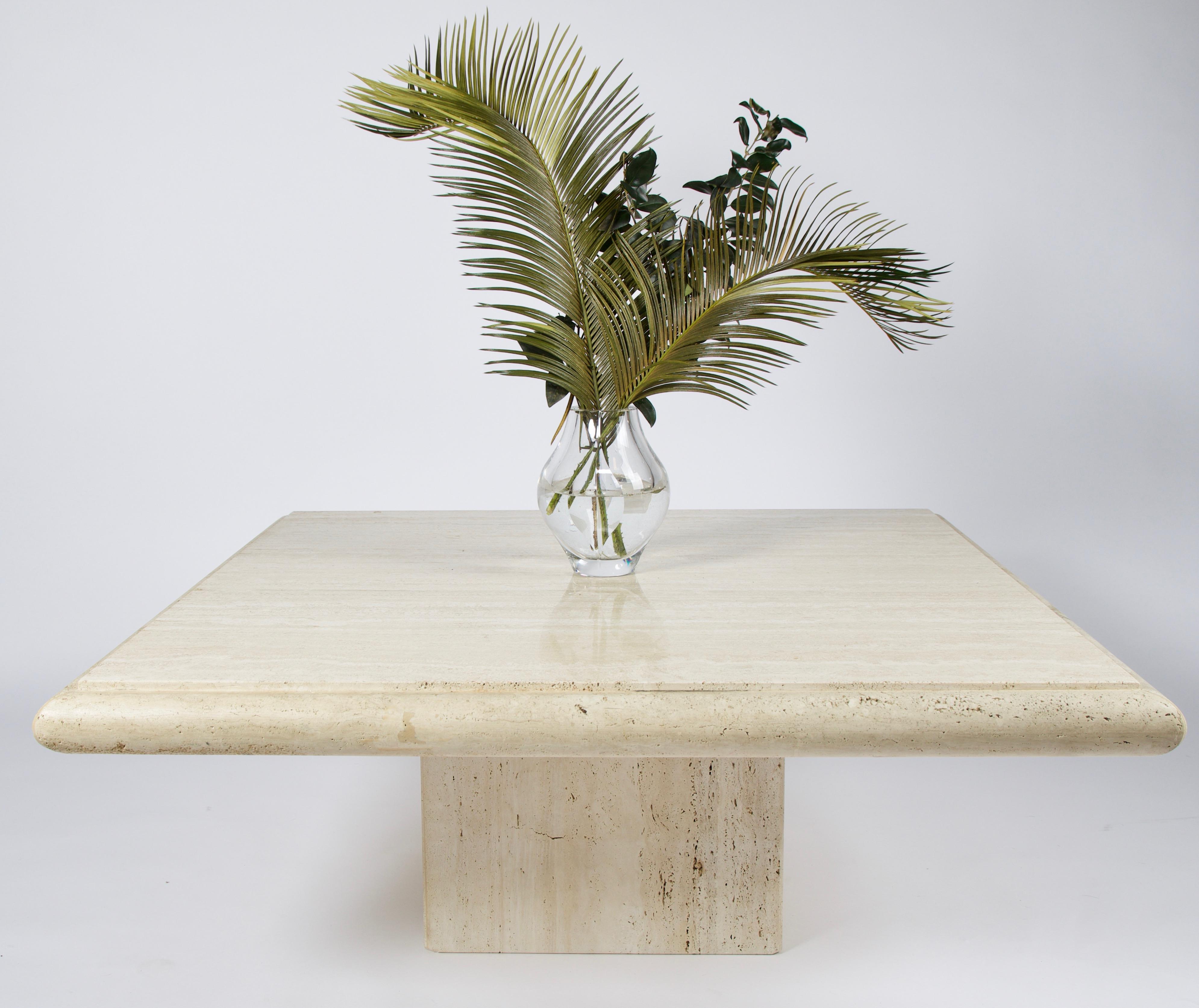 travertine stone coffee table