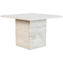 Italian Travertine Coffee Table