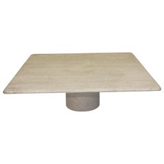 Italian Travertine Coffee Table