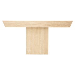 Italian Travertine Console