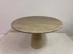 Italian Travertine Dining or Centre Table
