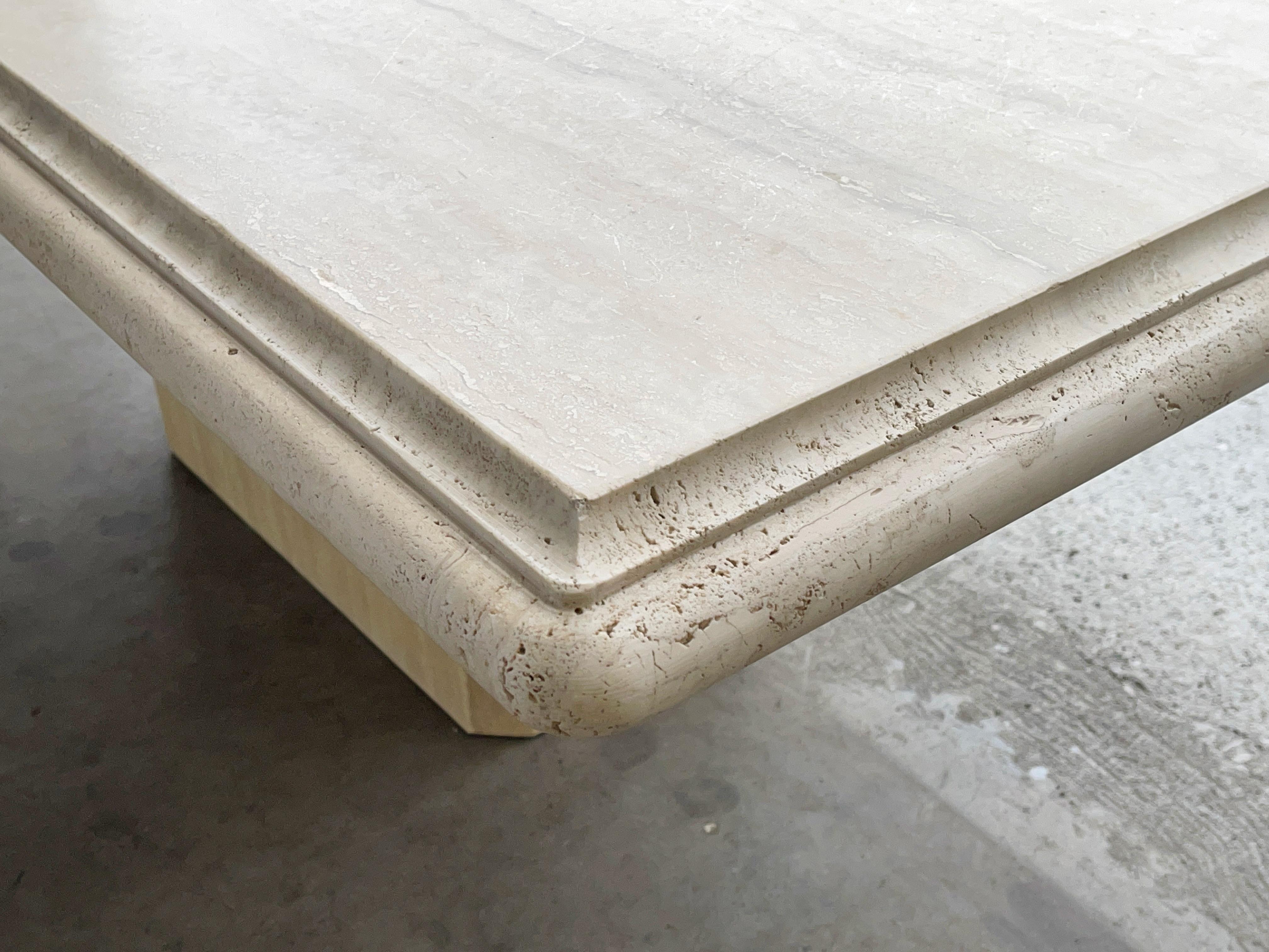 Italian Travertine Dining Table 3