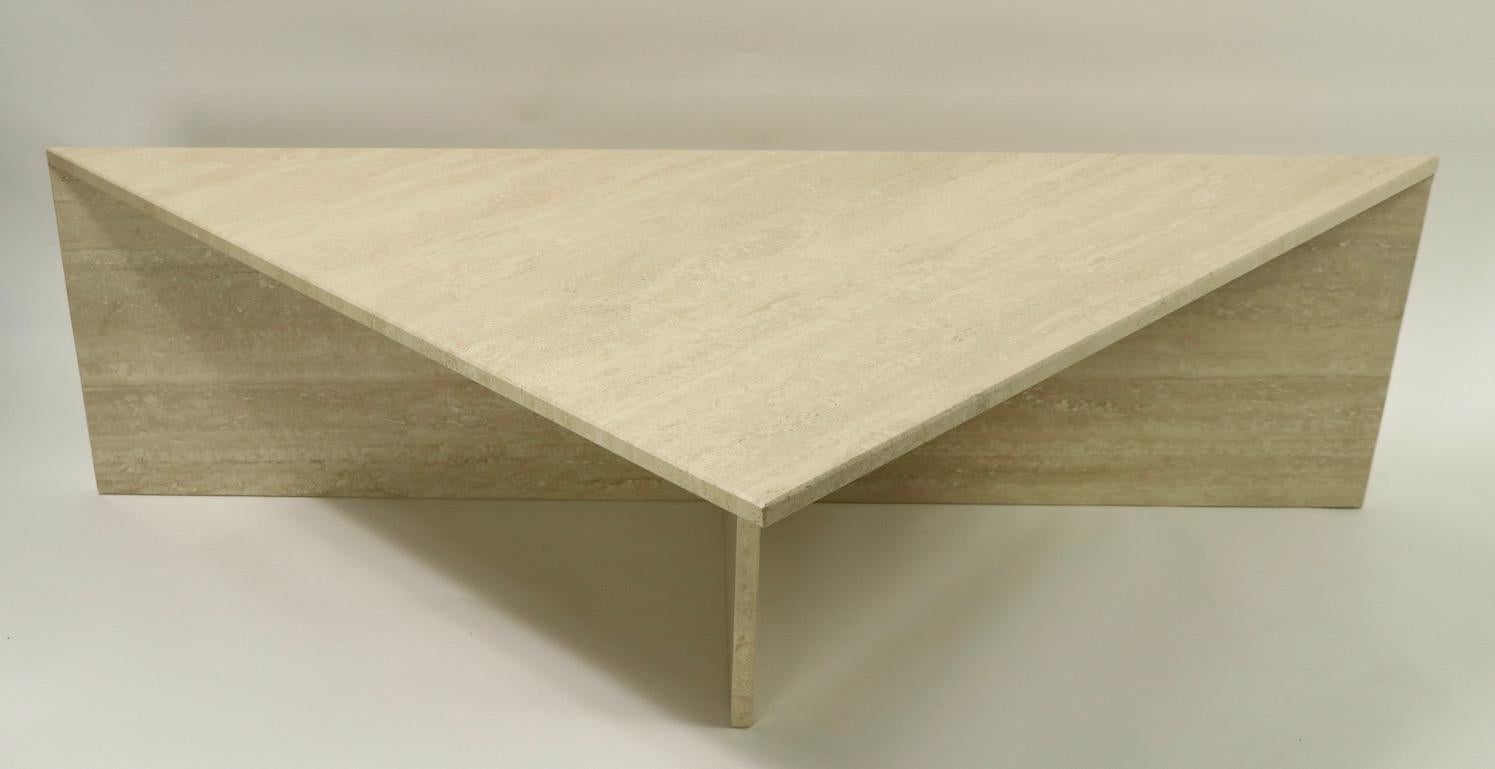 Italian Travertine Marble Coffee Table by Up & Up 8