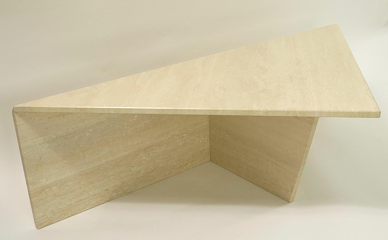 Italian Travertine Marble Coffee Table by Up & Up 10