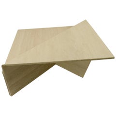 Italian Travertine Marble Coffee Table by Up 
Up