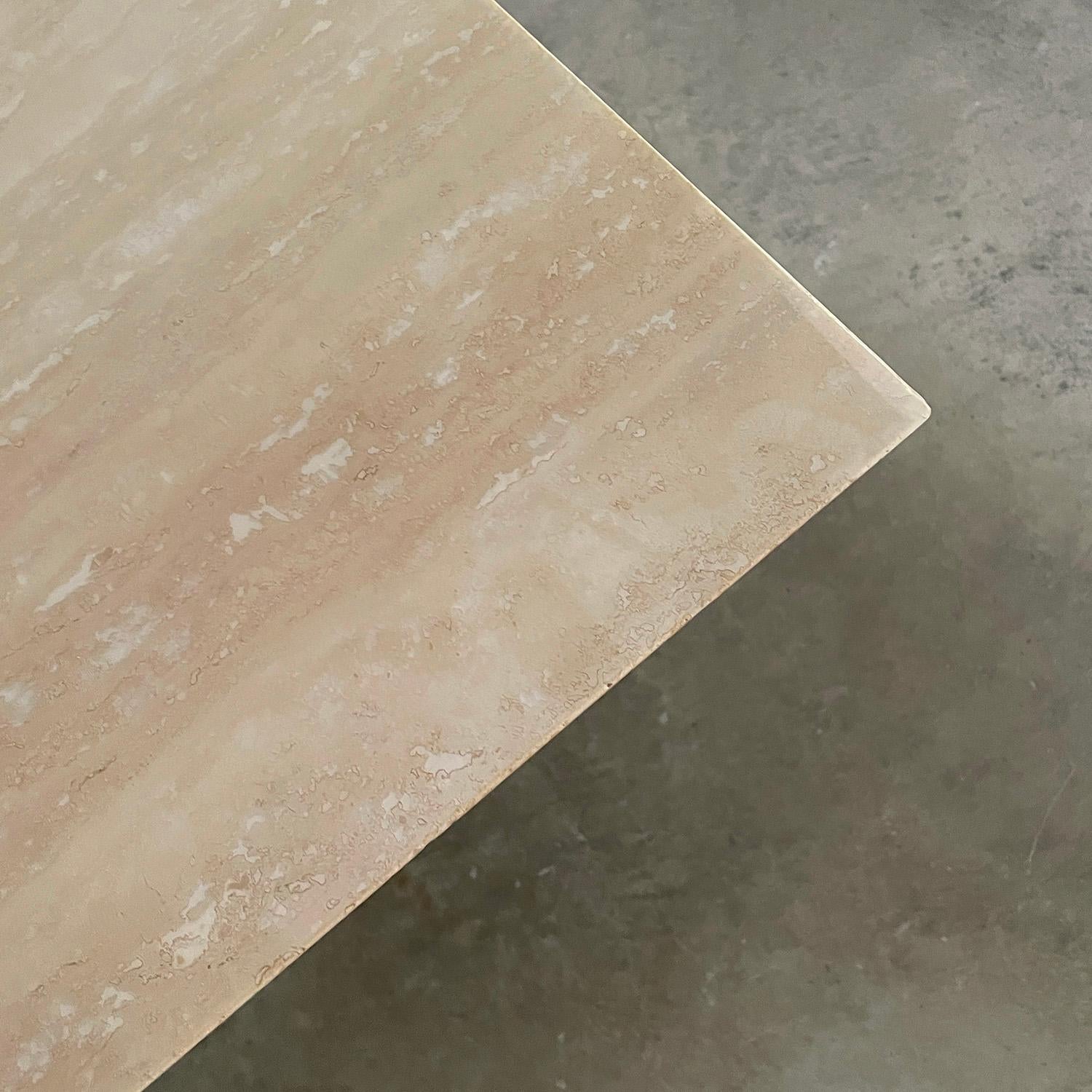 Italian Travertine Table  For Sale 10