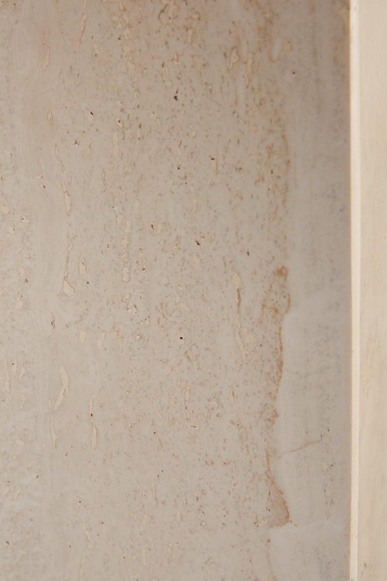 Italian Travertine Table Lamp For Sale at 1stDibs