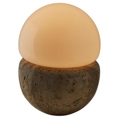 Italian Travertine Table Lamp