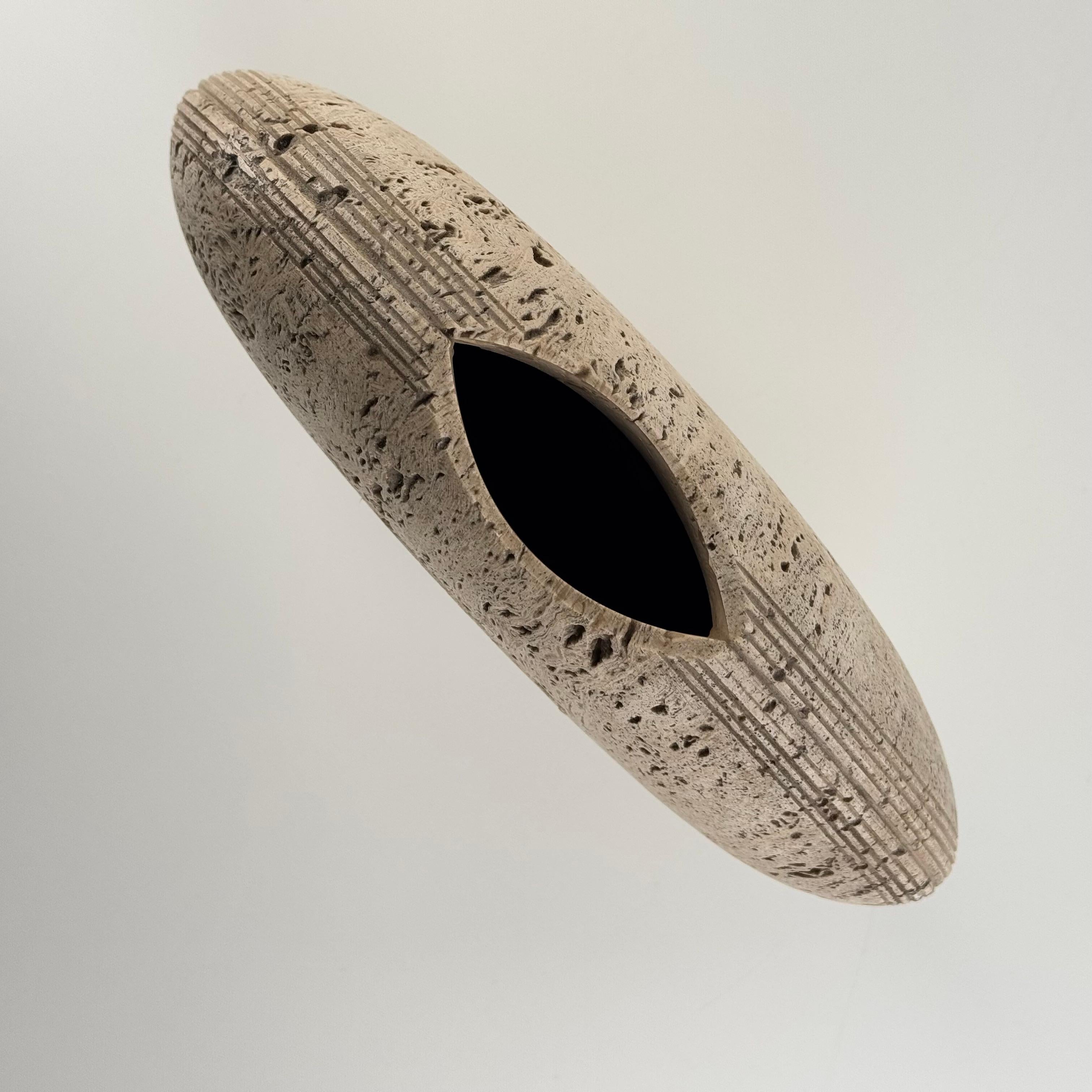 Italian Travertine Vase by P. A. Giusti and Egidio di Rosa for Up&Up, 1970s en vente 8