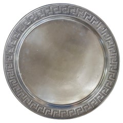 Italienisches Tablett mit einem griechischen Schlüssel-Design