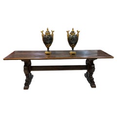 Italian trestle table