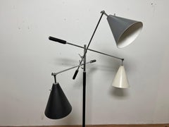 Italian Triennale Floor Lamp Attributed to Gino Sarfatti / Angelo Lelli