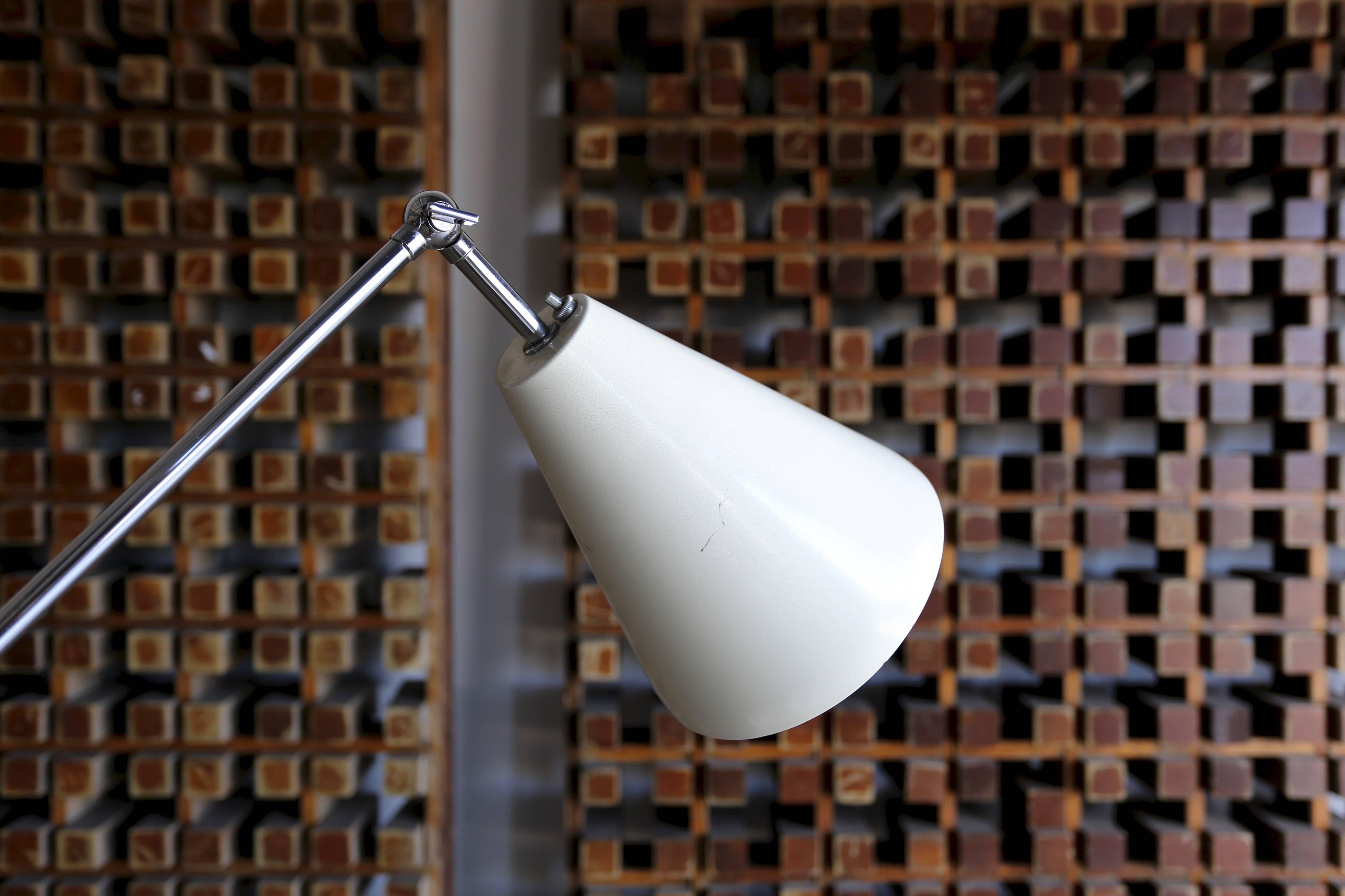 Italian Triennale Floor Lamp In Good Condition In Costa Mesa, CA