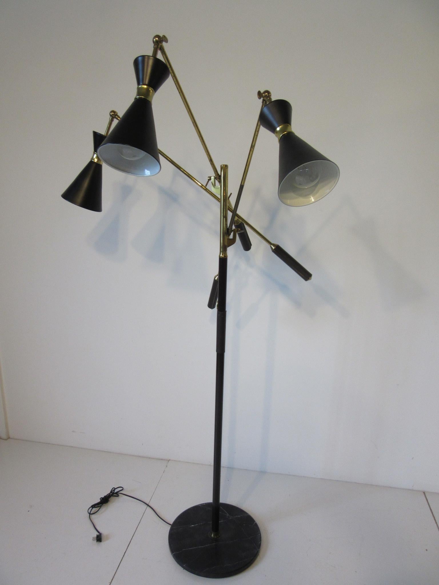 Italian Triennale Floor Lamp in the Style of Lelli 1