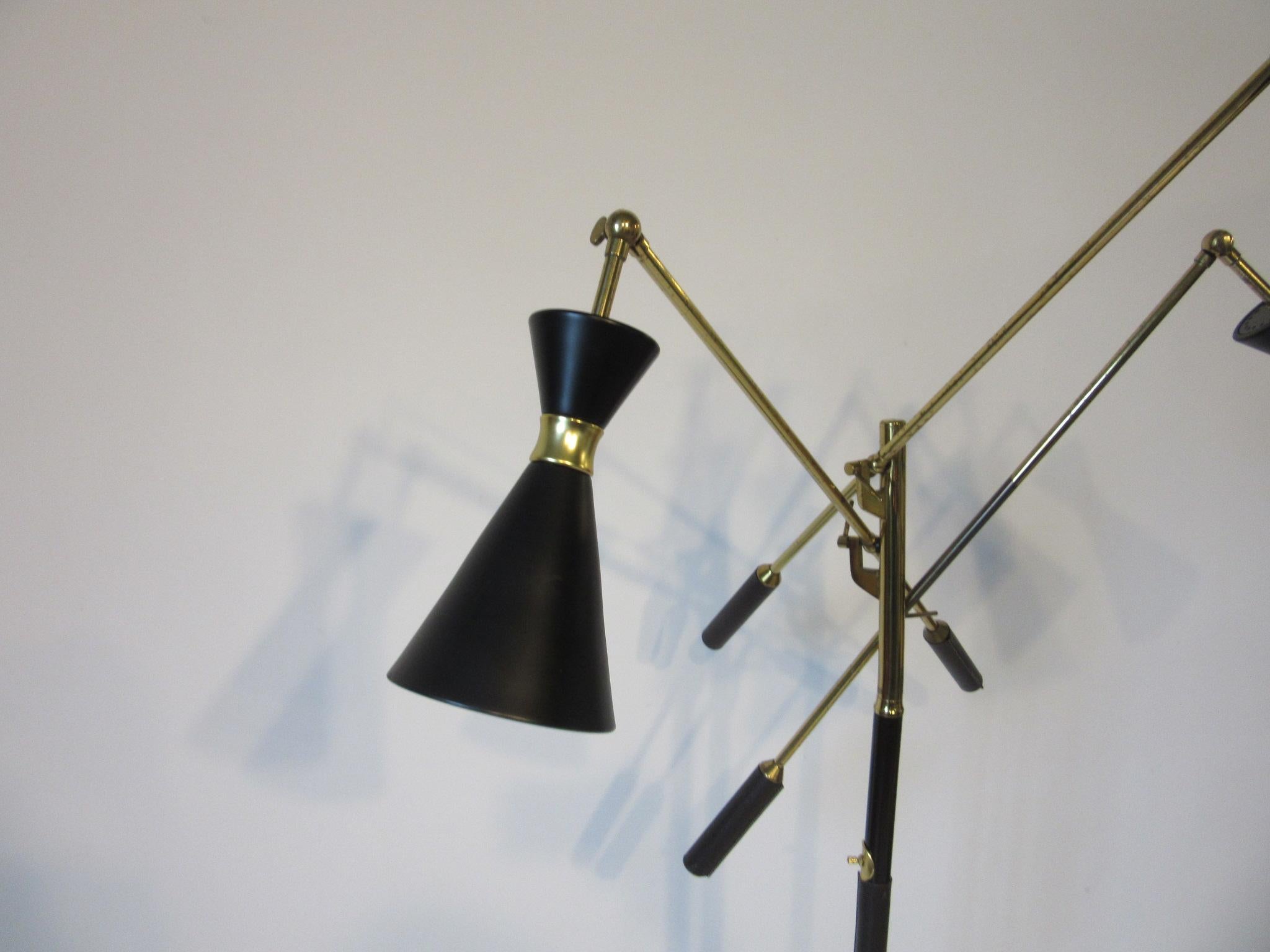 Italian Triennale Floor Lamp in the Style of Lelli 2