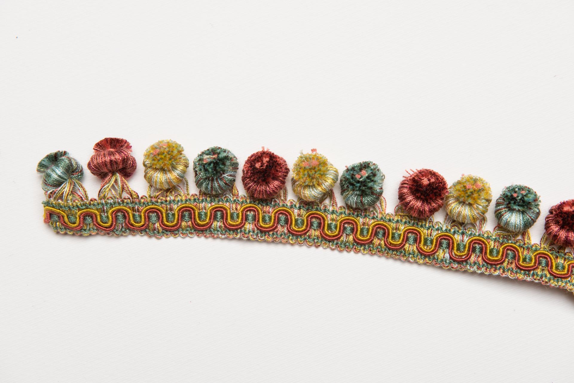 Other Italian Trimmings with Multicolored Bows For Sale