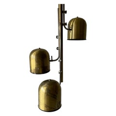 Italian Triple Shade Spot Ceiling Lamp, 1960s, Italy