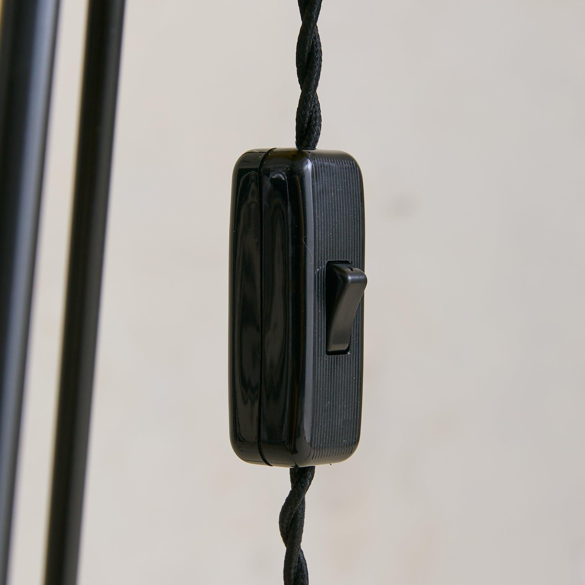 Italian Tripod Floor Lamp with Opaline Globe Shade, 1950s mediados del siglo XX en venta