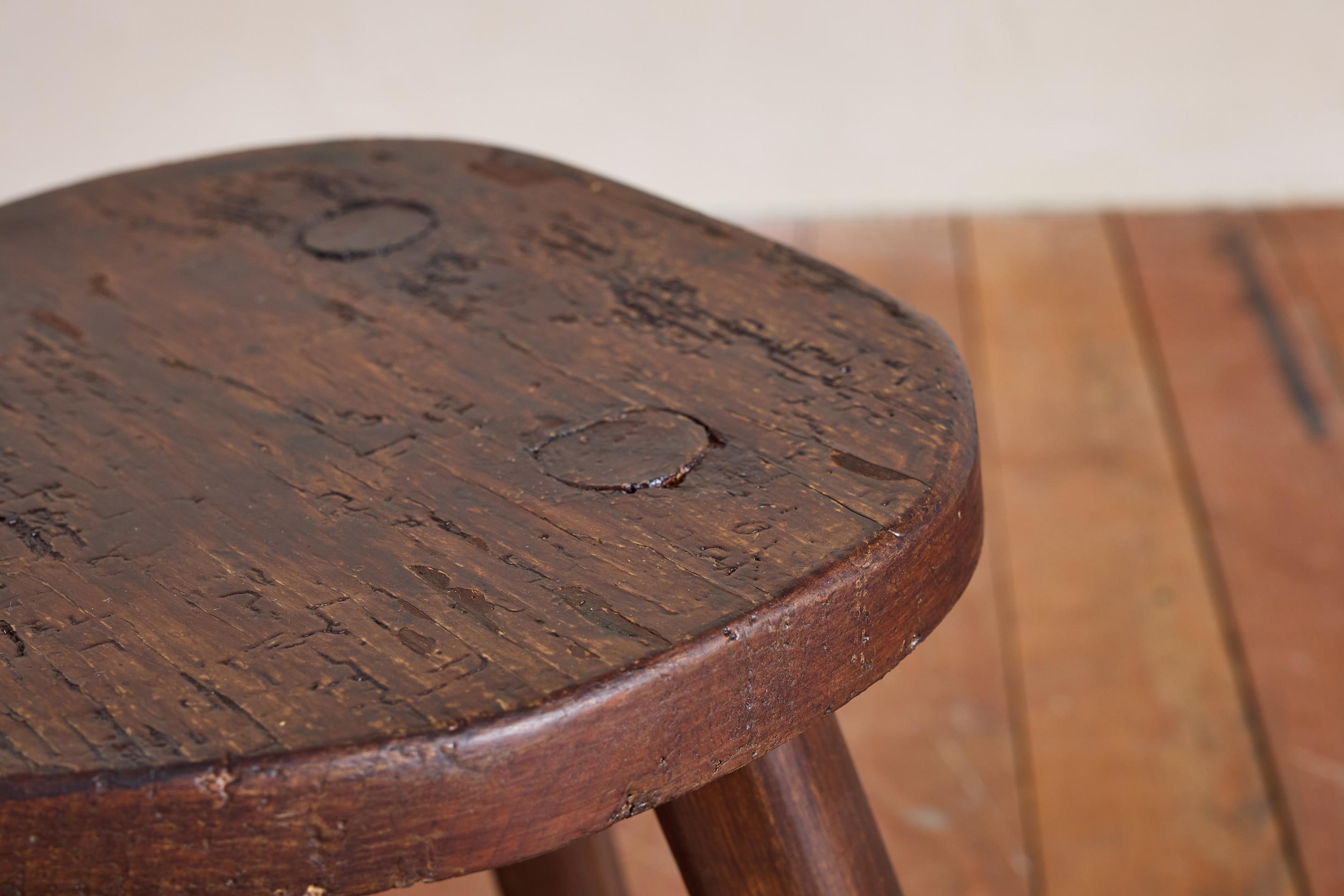Italian Tripod Stool For Sale 6