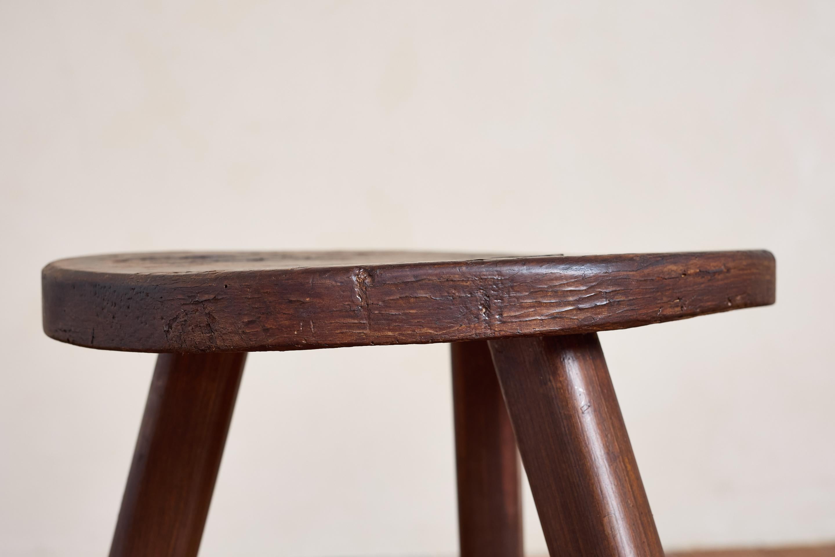 Italian Tripod Stool For Sale 7