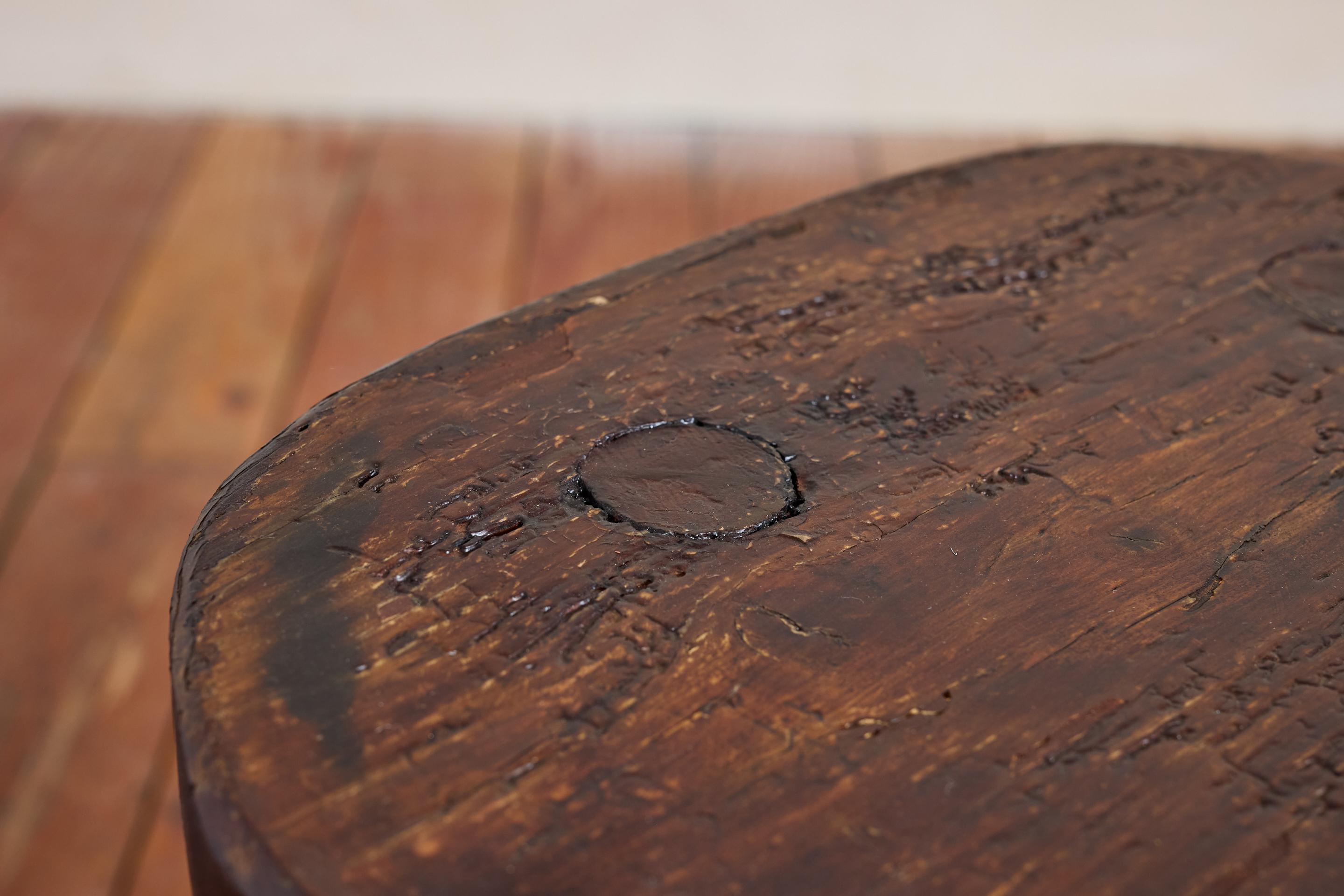Italian Tripod Stool For Sale 8