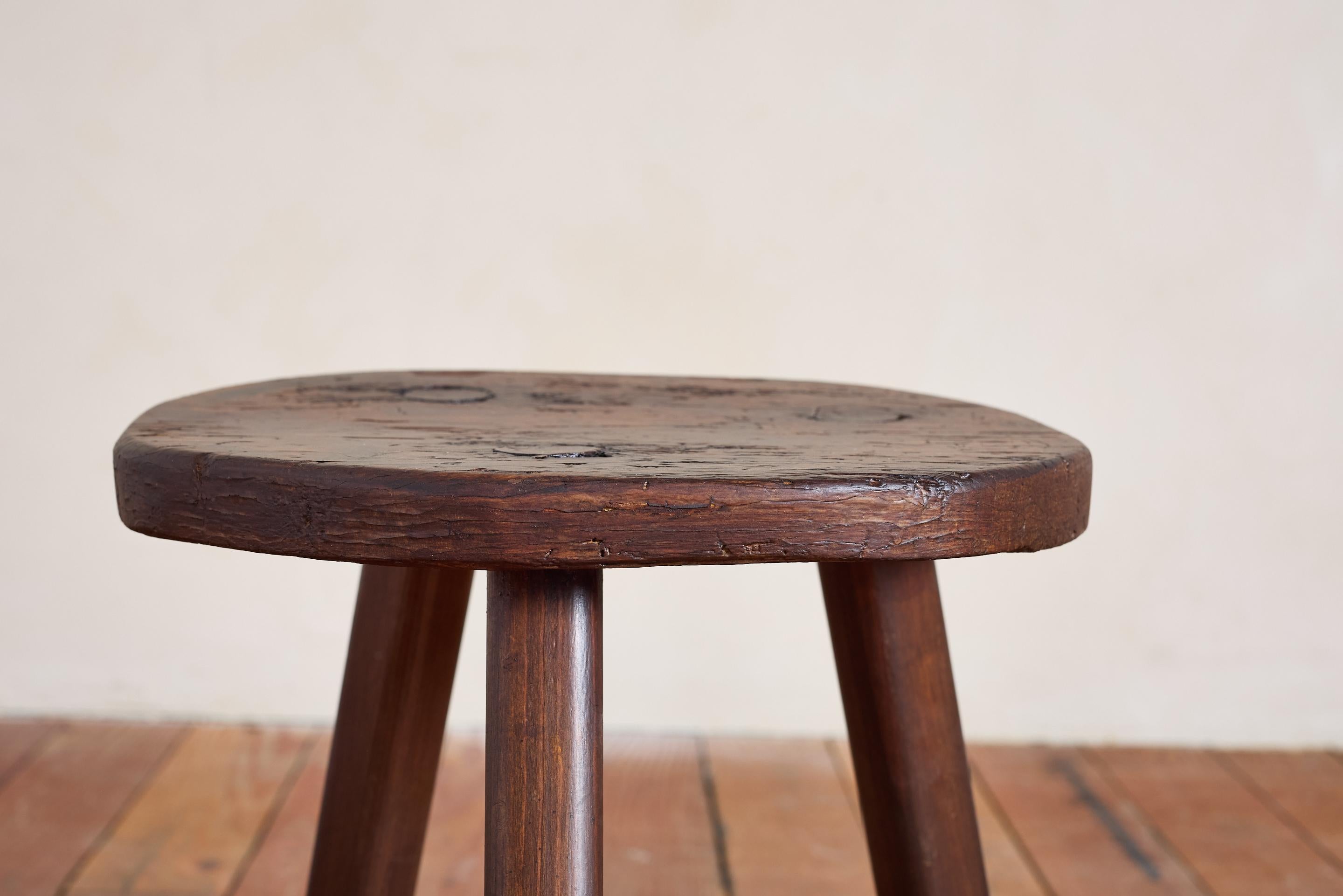 Italian Tripod Stool For Sale 2