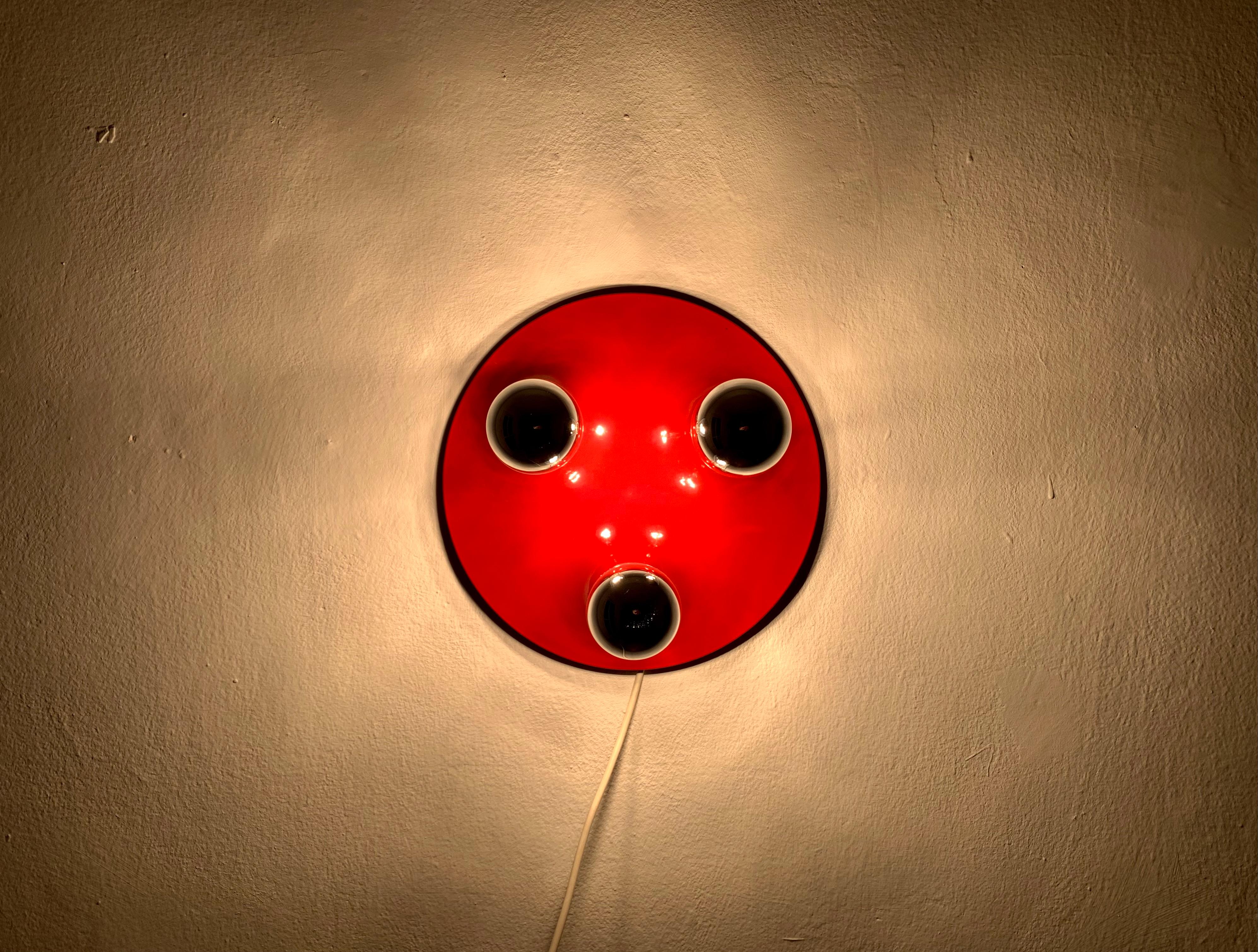 Italian Triteni Wall or Ceiling Lamp by Vico Magistretti for Artemide For Sale 3