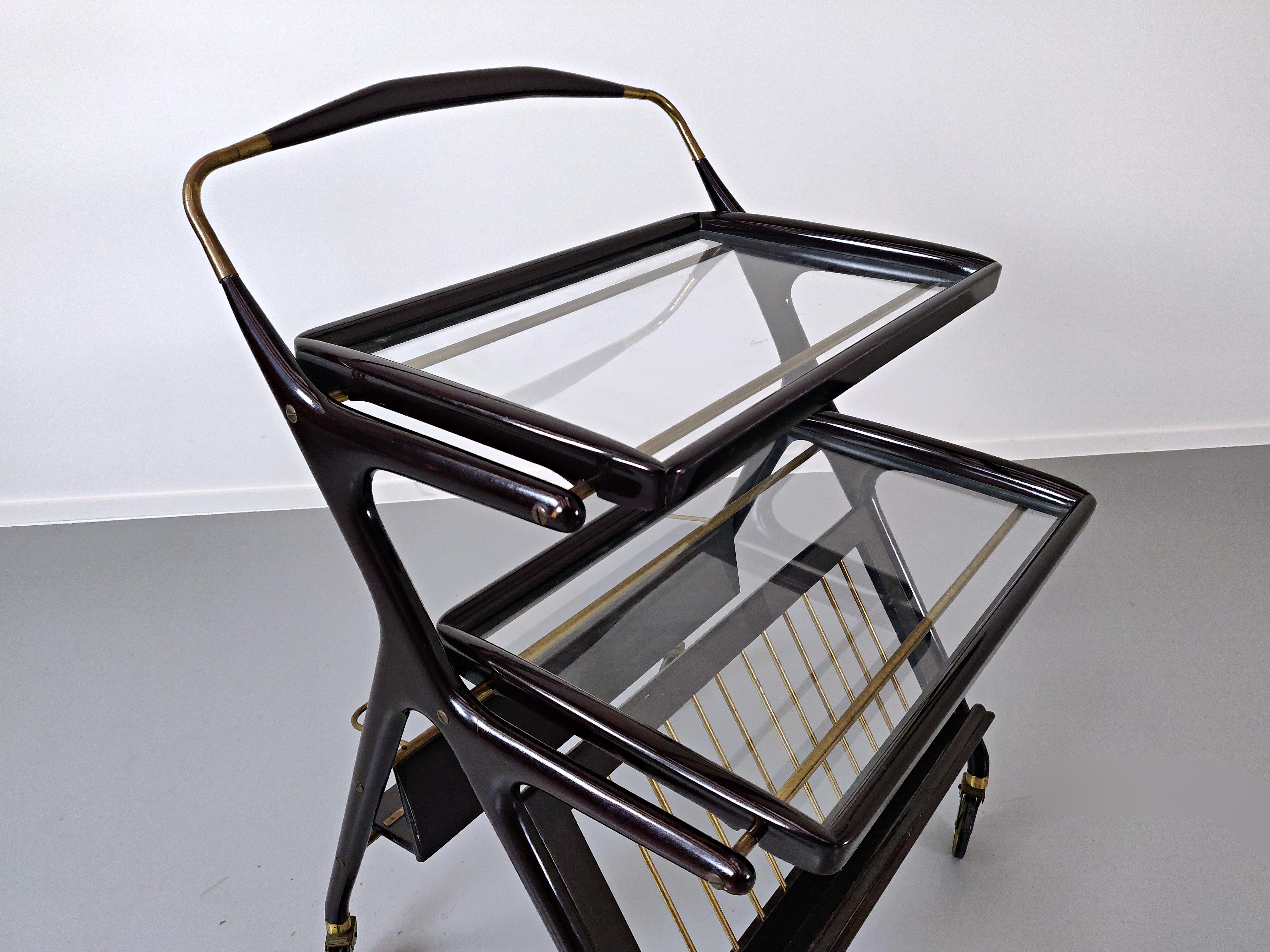 Italian Trolley Attributed to Cesare Lacca, 1950s 6