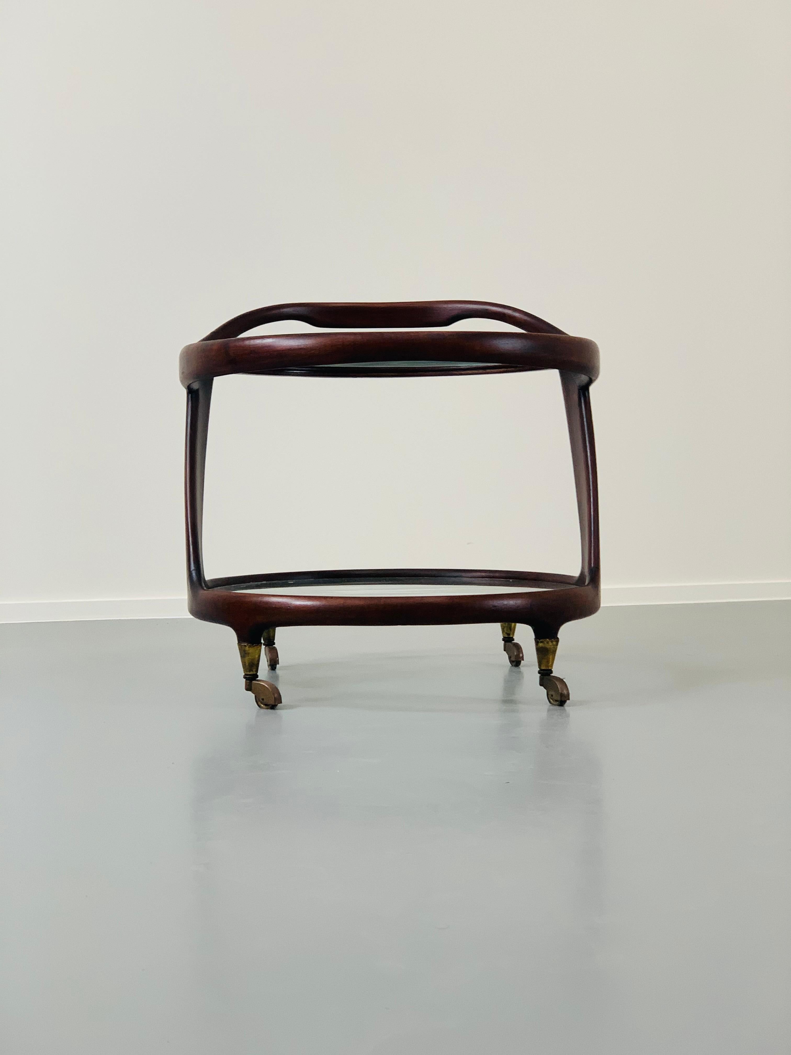 20th Century Mid-Century Modern Italian Trolley, circa 1950