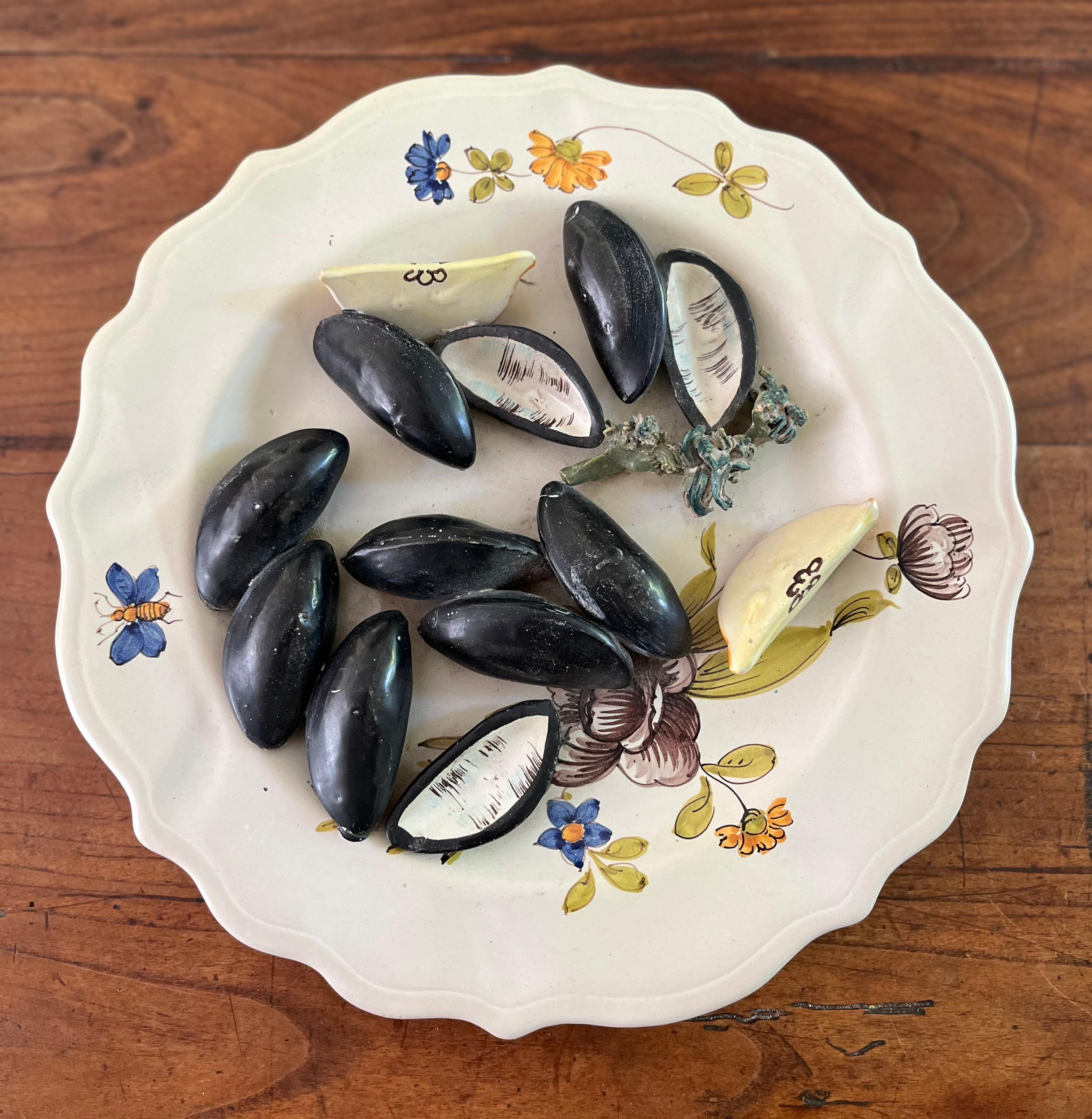 Faience Italian Trompe L’oeil Decorative Plate