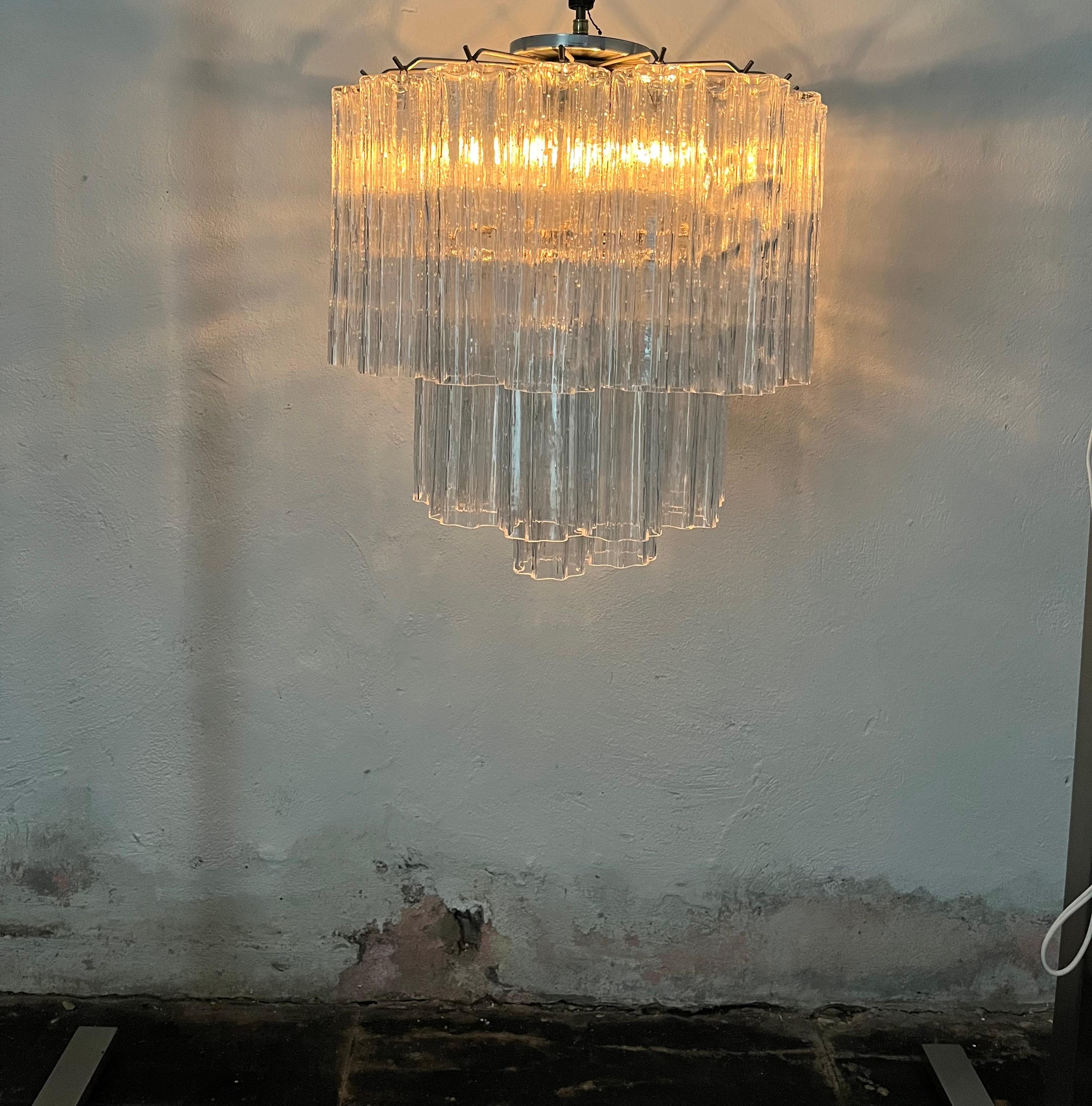 Lampadario Tronchi italiano  Zuccheri Venini Murano Camer in vendita 1