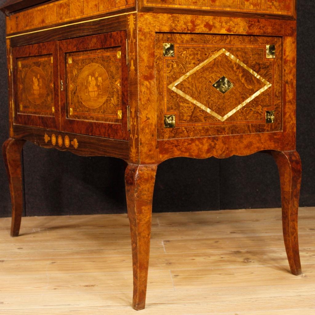 Italian Trumeau in Inlaid Wood from 20th Century 2