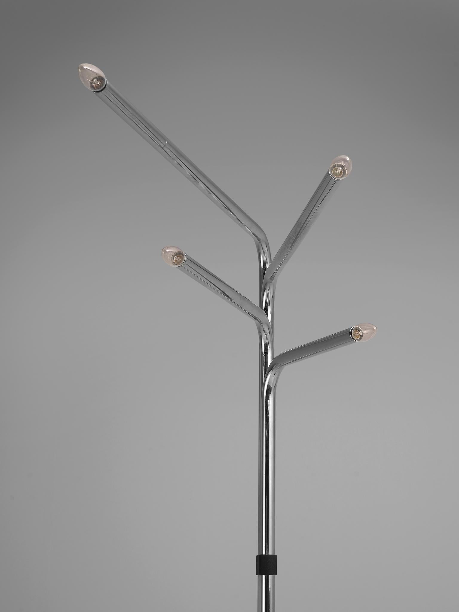 Italian Tubular Floor Lamp by Goffredo Reggiani 1