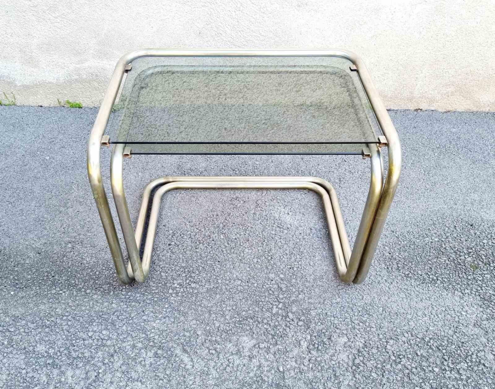 Mesas nido tubulares italianas de estilo Bauhaus, Italia años 50, Pareja en venta 2