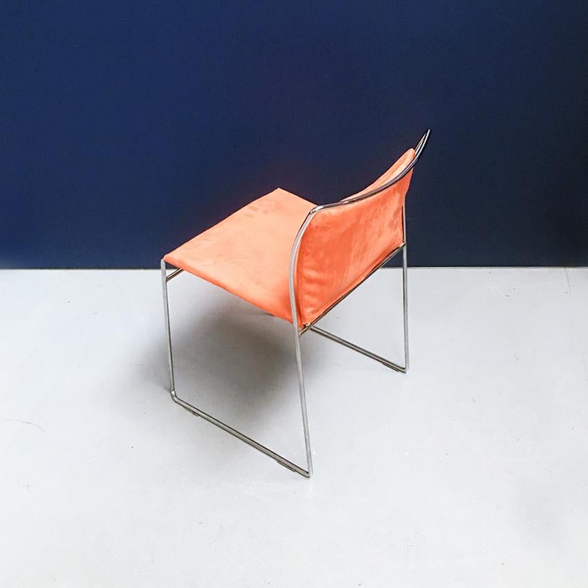 Italian Tulu Velvet Chairs by Tazuhide Takahama, Produced by Gavina, 1968 4