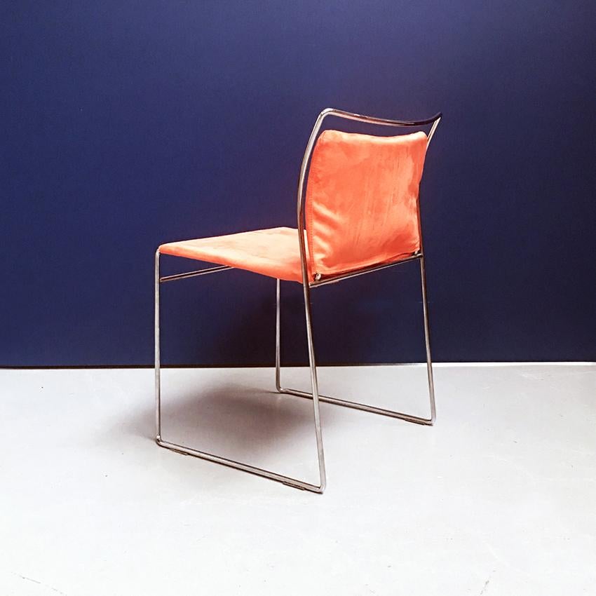 Italian Tulu Velvet Chairs by Tazuhide Takahama, Produced by Gavina, 1968 5