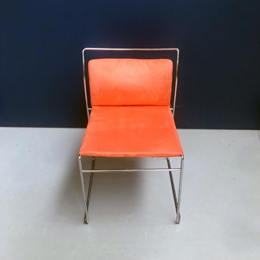 Italian Tulu Velvet Chairs by Tazuhide Takahama, Produced by Gavina, 1968 In Excellent Condition In MIlano, IT