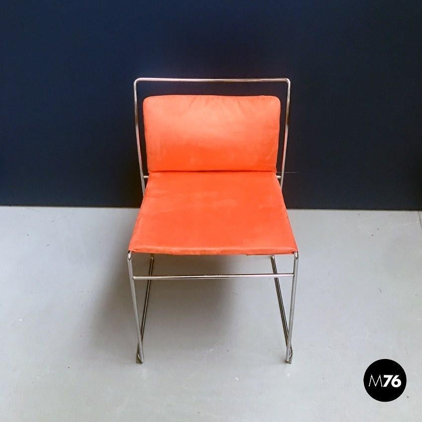 Mid-20th Century Italian Tulu Velvet Chairs by Tazuhide Takahama, Produced by Gavina, 1968