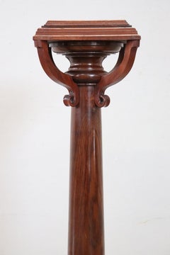 Colonna in legno di Oak Wood tornito italiano