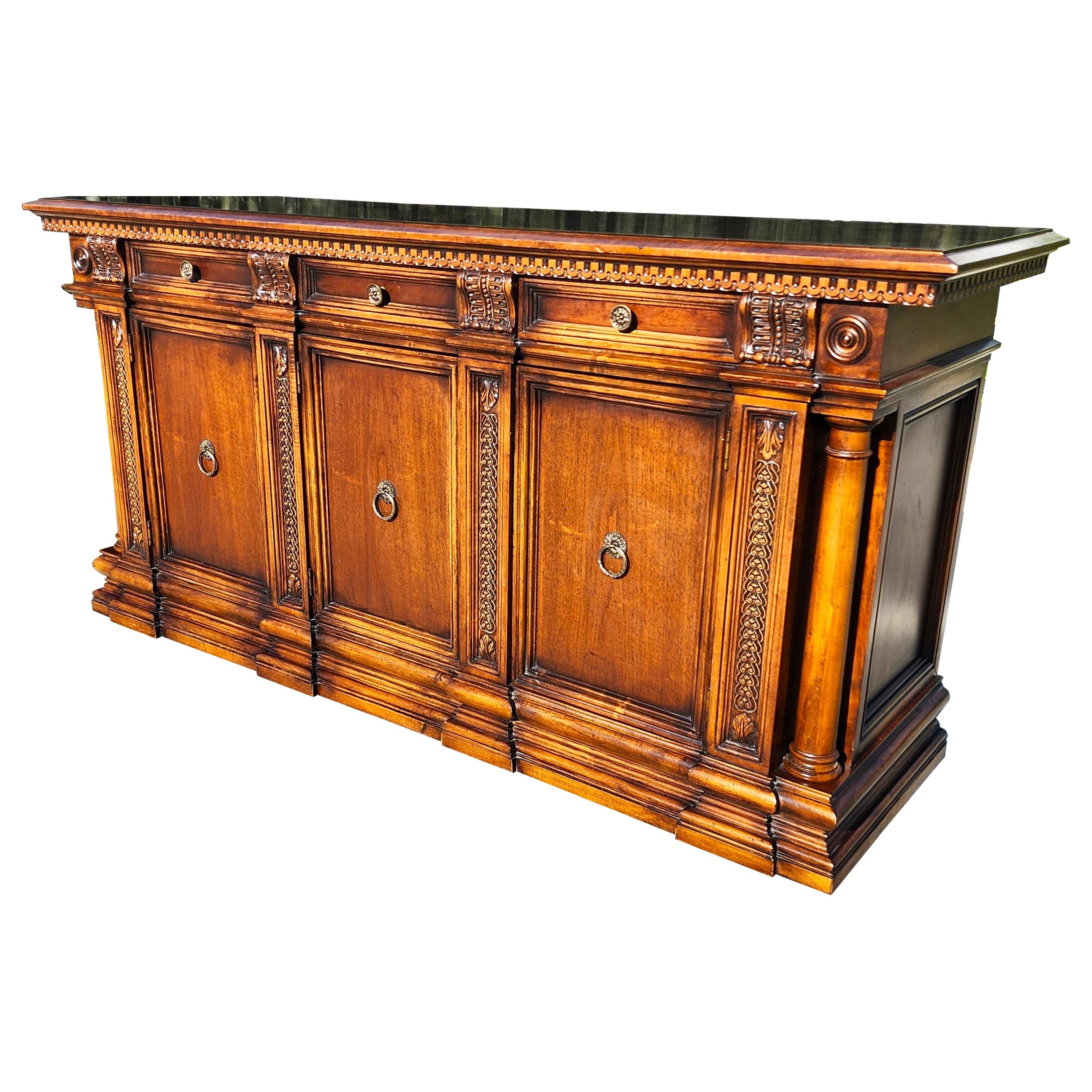 Italian Tuscan Sideboard by HICKORY CHAIR For Sale