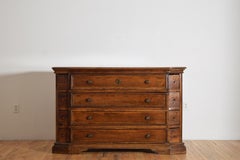 Italian, Tuscany, Baroque Period Walnut 12-Drawer Scantonata Commode, 17th cen