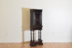 Italian, Tuscany, Baroque Walnut Shallow Chest on Stand, 17th Century